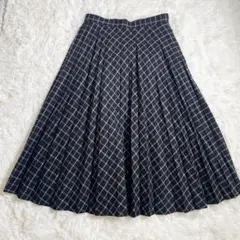 PUCCELE MODE ピュッセルモード チェック プリーツスカート Mサイズ