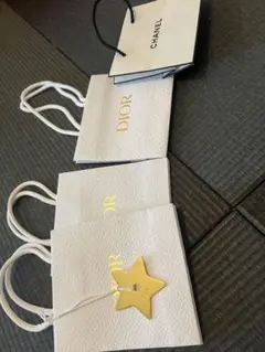 DIOR & CHANEL ショップ袋4点セット