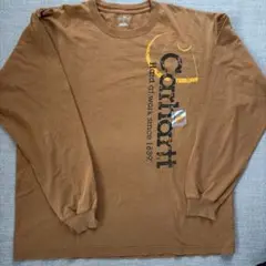Carhartt ロングスリーブTシャツ ブラウン Lサイズのサムネイル