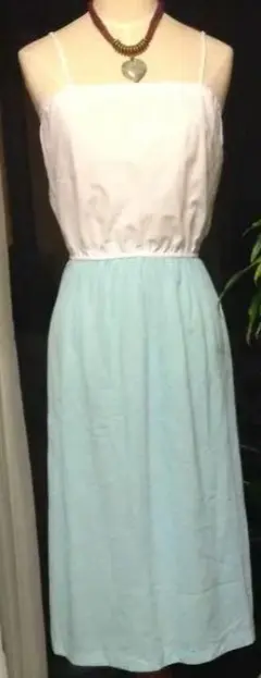 キャミソールワンピース スカイブルー