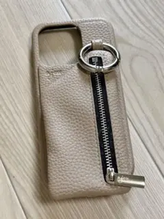 新品✨値下げ！】ajew iPhon14ケース グリーン ジップポケット付 | Mercari