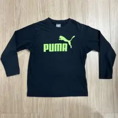 PUMA 黒　長袖Tシャツ　130㎝