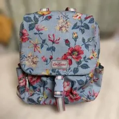Cath Kidston 花柄リュック　ブルー　美品　バッグパック（最終値下げ）
