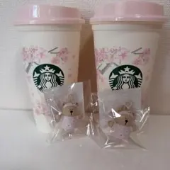 スターバックス　リユーザブルカップ　473ml　スタバ　2個セット　SAKURA