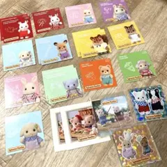 大量！　ステッカー　22枚　シルバニアファミリー　シール　くじ　ホログラムあり