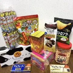 ㊳お菓子まとめ売り(冬のきらめき塩キャラメルポッキー・リングキャンディ・ドーナツ