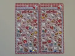 新品★原宿KIDDYLAND購入★ボンボンドロップシール★ハローキティ2枚セット