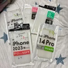iPhone用ケースまとめ売り　クリア　機種特定　ハンドメイド