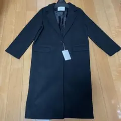 【新品】ECLIN エクラン　ブラックロングコート