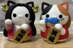 ワンピース ニャンピースニャーン！ 招き猫 ルフィ　ハンコック