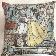 ディズニー ディズニープリンセス 美女と野獣 ベル クッション marushinのサムネイル