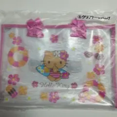 サンリオ　ハローキティ　クリアトートバッグ