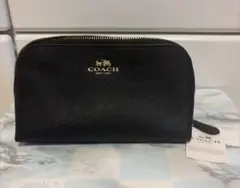 新品タグ付 COACH コーチ ポーチ 黒のサムネイル