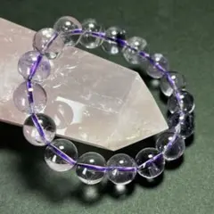 天然石　アメジスト ブレスレット 　粒玉12mm　中玉　パワーストーン