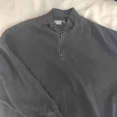 adrer ハーフジップロングT メンズL