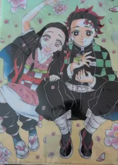 鬼滅の刃　原画展　クリアファイル&下敷きセット