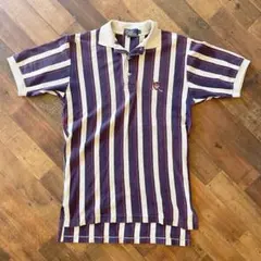 90s Polo Ralph Lauren ポロシャツ ストライプ 紫