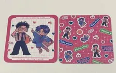 せんせいの金曜日　エモカフェ　ノベルティコースター　2枚セット