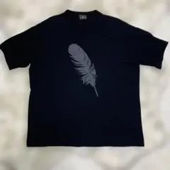ポールスミス　フェザーモチーフ　ビックシルエットTシャツ　サイズL ブラック