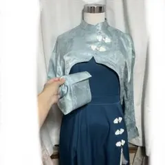 axes femme チャイナ風ワンピース コーデ２点セット