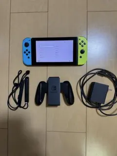 Nintendo Switch 青/黄 本体 付属品付き