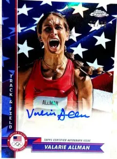 バラリー オールマン Topps Chrome Olympic auto サイン