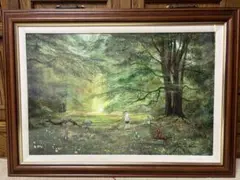 絵画 韓国有名画伯Lee Youngsu作家 縁起物 韓国現代アート財テク