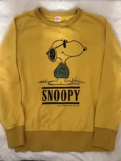 【新品未使用】SNOOPY JOE COOL イエロートレーナー/150㎝