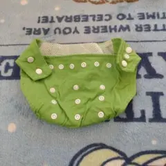 緑色おむつカバー メッシュとナイロン