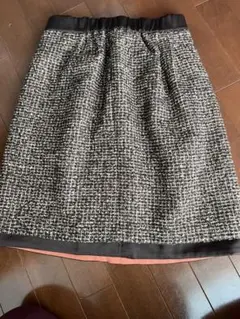 ジャスグリッティー　リバーシブル　ツイード  スカート
