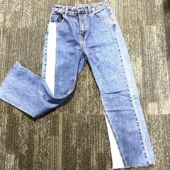 114【美品】ベルシュカ　ライン　フレアデニム