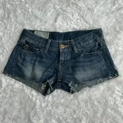 SLY JEANS デニムショートパンツ ダメージ加工 1 【A0077】