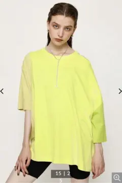 【新品/未使用/タグ付き】CUTTING BI COLOR LOOSE Tシャツ