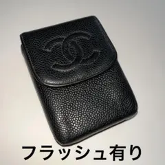 a2802 【シャネル】 マトラッセ ココマーク コインケース キャビア