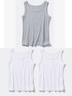 ソフトリブタンクトップ（3枚セット）3XL 、新品
