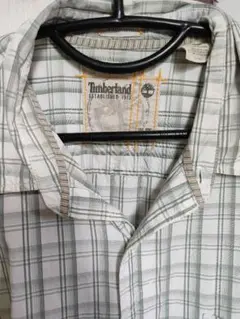 Timberland 半袖シャツ チェック柄