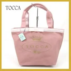 【新品タグ付】TOCCA トッカ トートバッグ ピンク花柄 リボン キャンバス