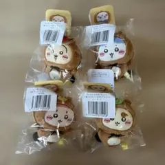 ちいかわたぬきだもんくじ C賞 うさぎ ハチワレ シーサー 古本屋 4点セット