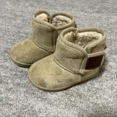 ベージュファーブーツ ベビーサイズ
