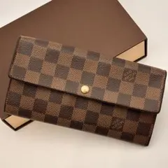 【鑑定済み】ルイヴィトン✨ポルトフォイユサラ 10枚✨ダミエ 長財布