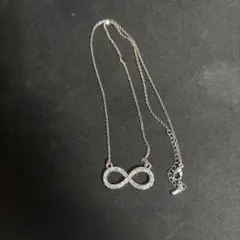 ア*✨様 ストーン装飾 無限大シンボル ネックレス