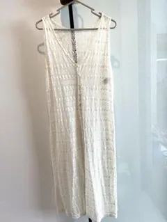 レースロングジレ　マタニティ