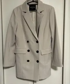 超美品 エミリアウィズ ベージュ ダブルブレストジャケット M