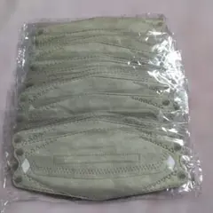 立体型マスク 20枚＊未開封＊カーキ色＊大人用