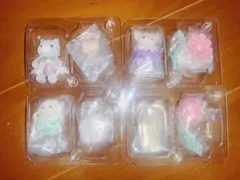 シルバニアファミリー お花畑のおともだちシリーズ　4点セット