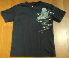 CROPPED HEADS ヘンリーネック Tシャツ ブラック Mサイズのサムネイル