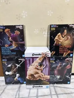 【エコメルカリ便】白ひげ海賊団フィギュア　ジョズ　エース　マルコ　ビスタ