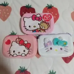 ハローキティ マルチティッシュポーチ 3点セット