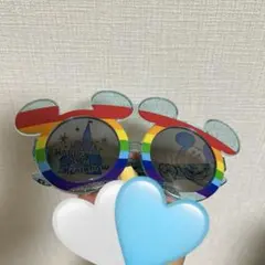 ミッキーマウス型虹色サングラス