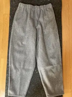 新品未使用 GU ウール バルーンパンツ ワイドパンツ L
